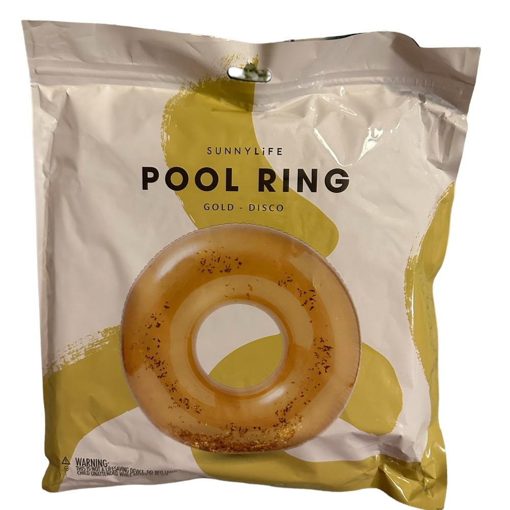 Sunnylife Pool Ring, Gold - Disco - Picture 4 of 6
